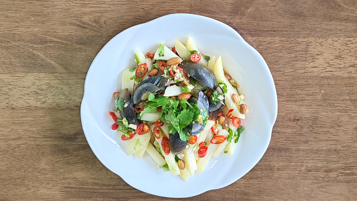 涼拌皮蛋拌薯薯